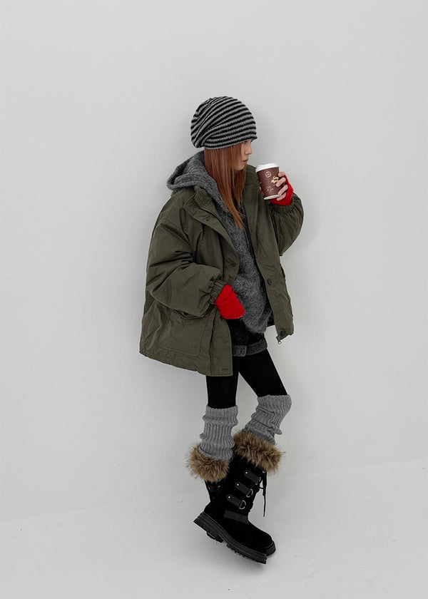 Kemu Dumble Back Pocket Fleece Shorts