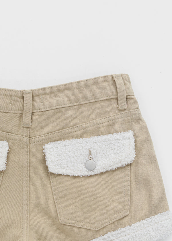 Kemu Dumble Back Pocket Fleece Shorts
