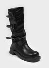 Tadan Buckle Folding Mid Boots