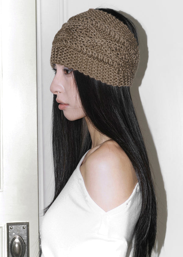 Kalten Wide Twisted Knit Hairband