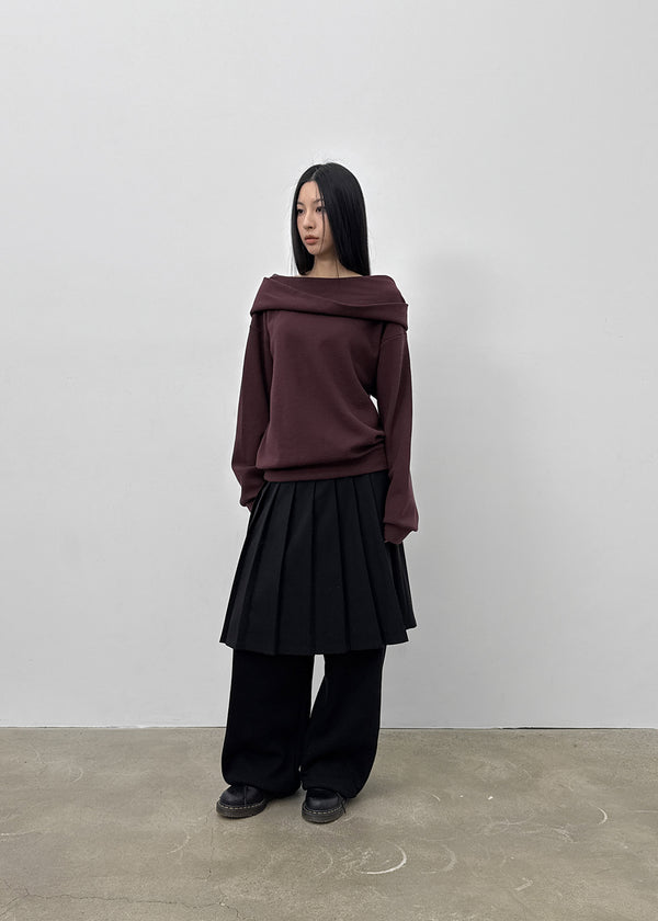 Leani Off-shoulder Hoodie