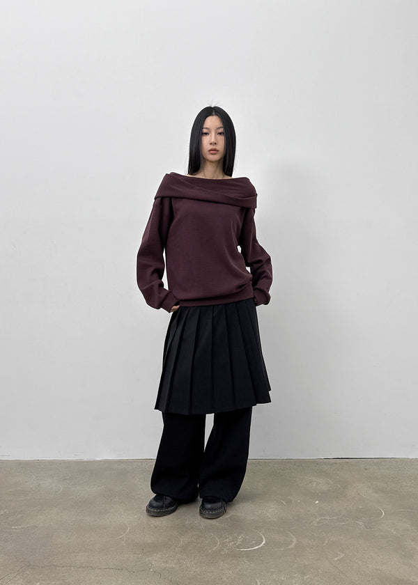 Leani Off-shoulder Hoodie