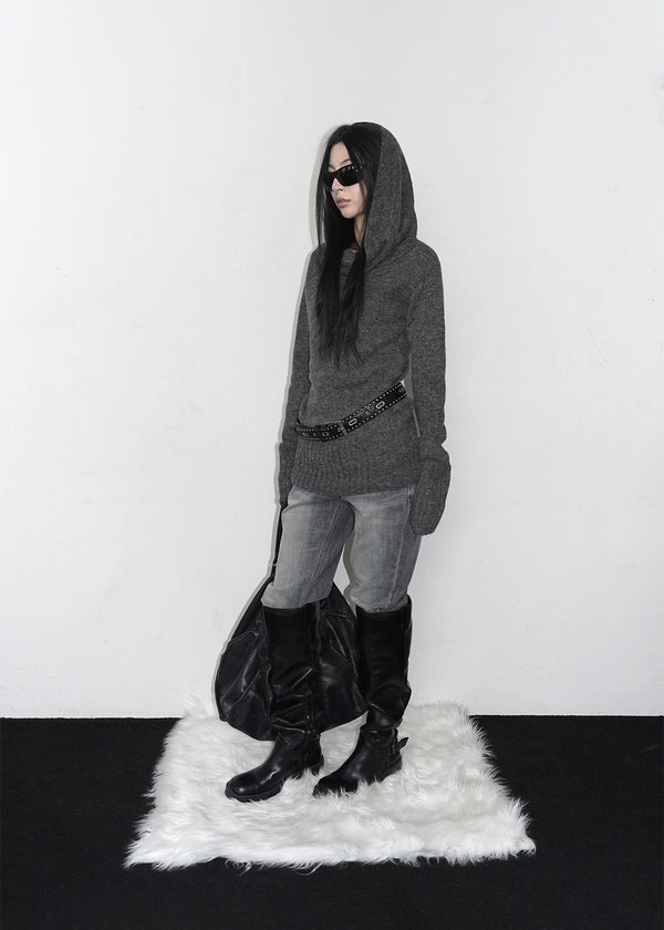 Sharkem Stitch Low-waist Bootcut Denim Pants