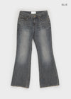 Sharkem Stitch Low-waist Bootcut Denim Pants