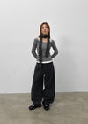 Levitz Fleece Wide Cotton Pants