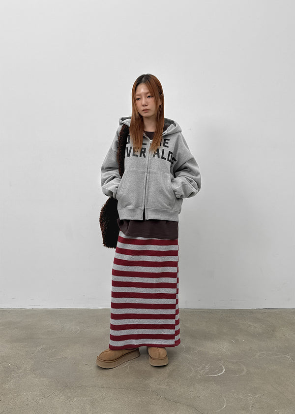 (UNISEX) Webert Fleece Lettering Hoodie