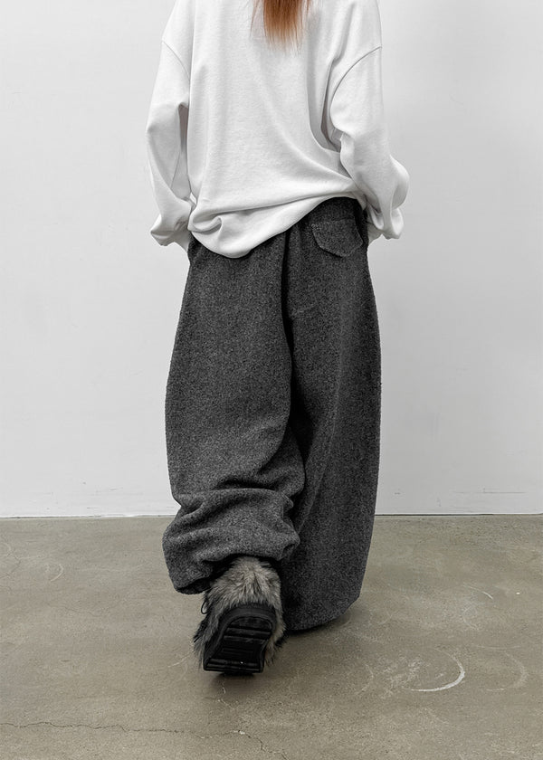 Barely Fleece Two-way Banding Pants