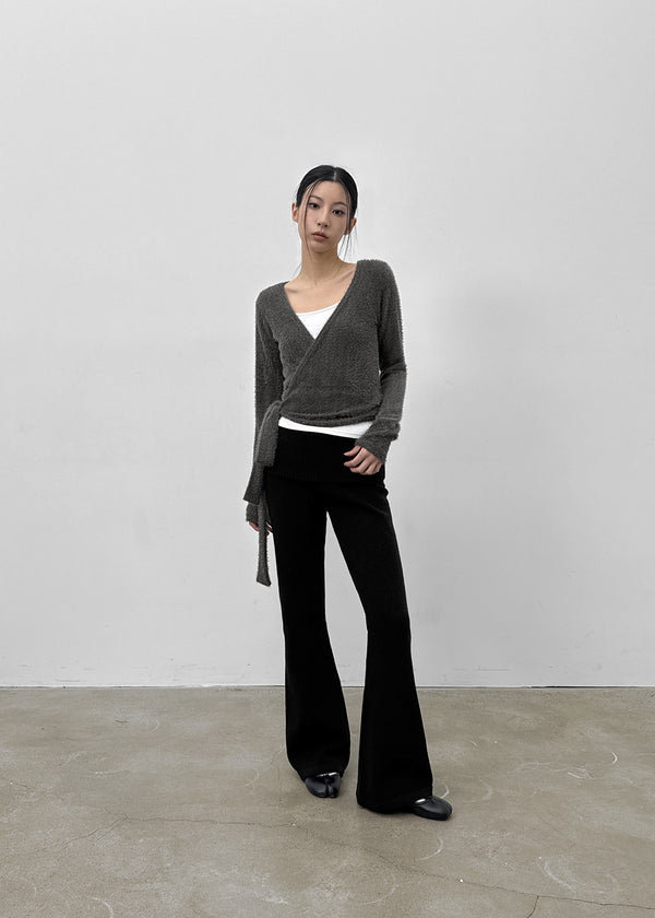 Eventy Fur Wrap Cardigan