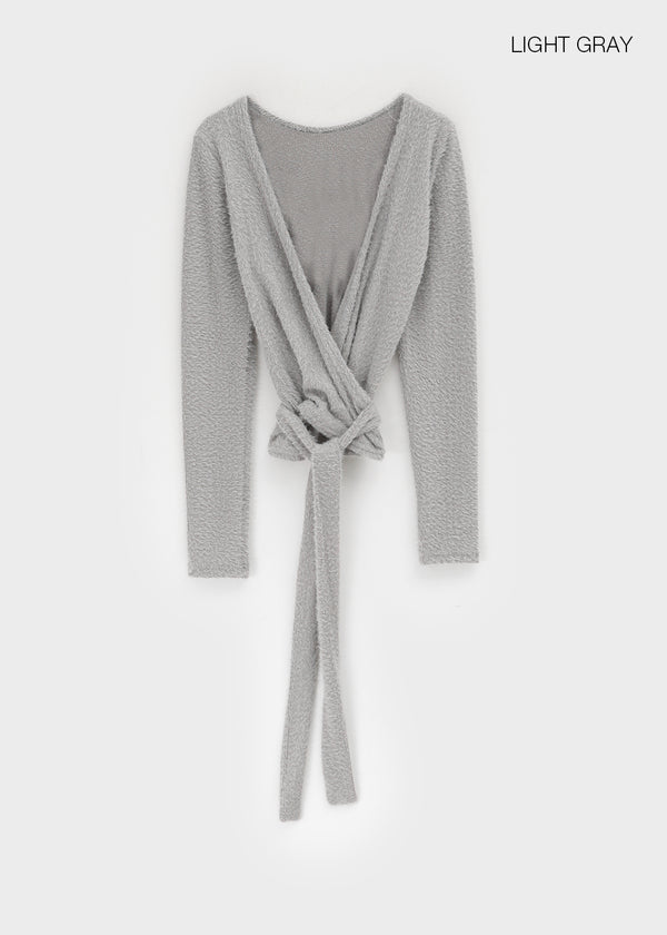 Eventy Fur Wrap Cardigan