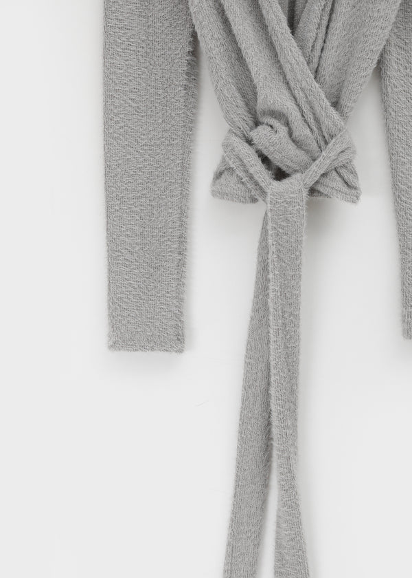 Eventy Fur Wrap Cardigan