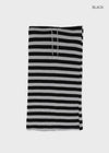 Ferdison Striped Long Skirt