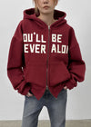 (UNISEX) Webert Fleece Lettering Hoodie