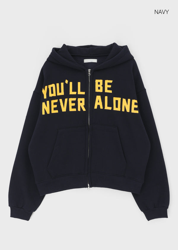 (UNISEX) Webert Fleece Lettering Hoodie