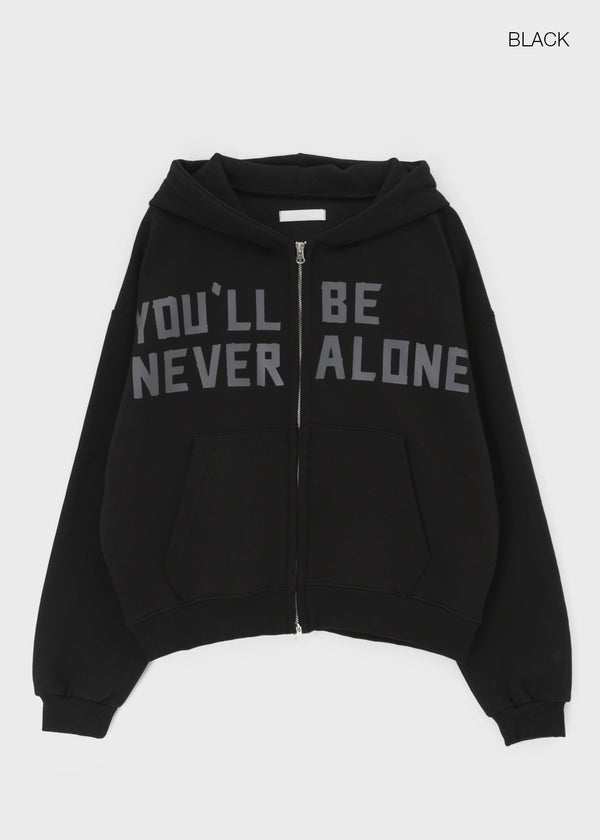 (UNISEX) Webert Fleece Lettering Hoodie
