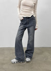 Barnett Washed Bootcut Denim Pants
