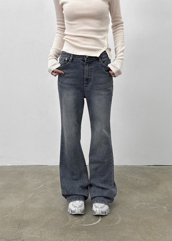 Barnett Washed Bootcut Denim Pants