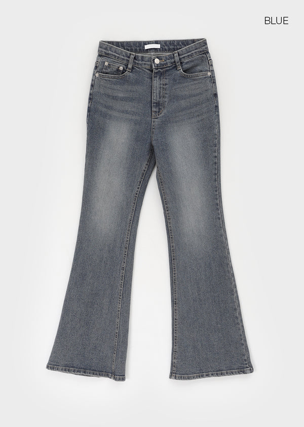 Barnett Washed Bootcut Denim Pants
