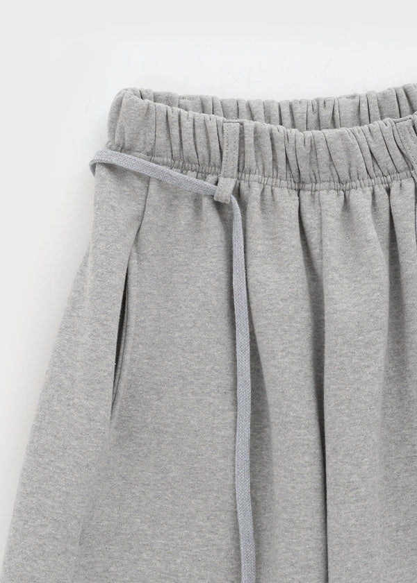 Brota Strap Fleece Wide Banding Pants