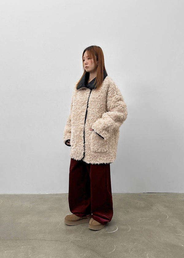 Depoa Corduroy Wide Cotton Pants