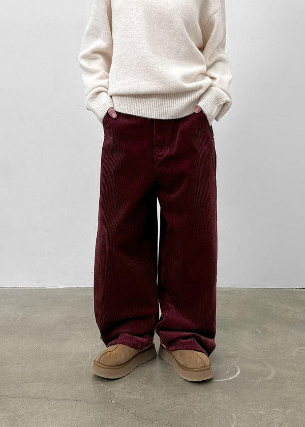 Depoa Corduroy Wide Cotton Pants