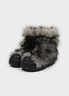 Cushion Strap Mid-fur Boots