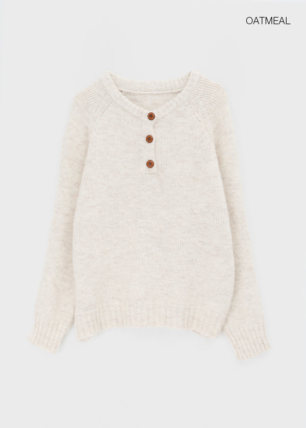 Kaolt Button Loose Fit Knit