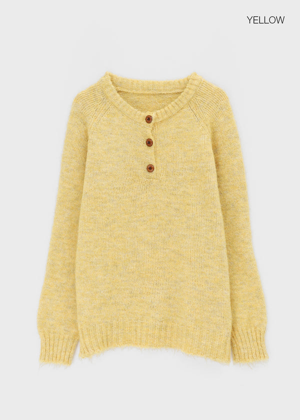 Kaolt Button Loose Fit Knit