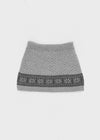 Kdom Nordic Knit Mini Skirt