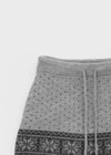 Kdom Nordic Knit Mini Skirt