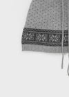 Kdom Nordic Knit Mini Skirt