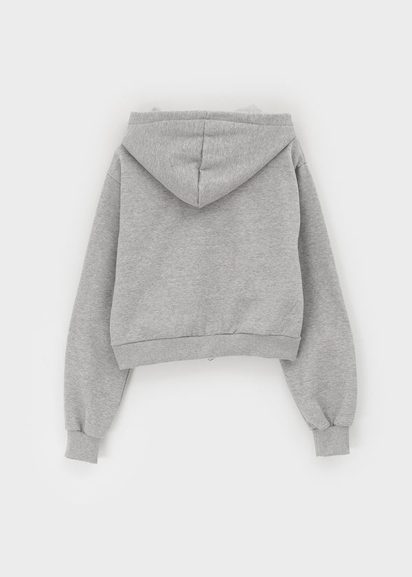 Slectro Embroidered Fleece Two-way Hooded Zip-up (Set Available)