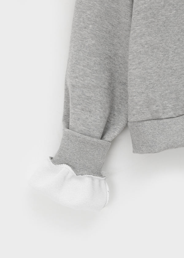 Slectro Embroidered Fleece Two-way Hooded Zip-up (Set Available)