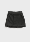 Kurit Wool Pleated Mini Skirt