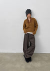 Levitz Fleece Wide Cotton Pants