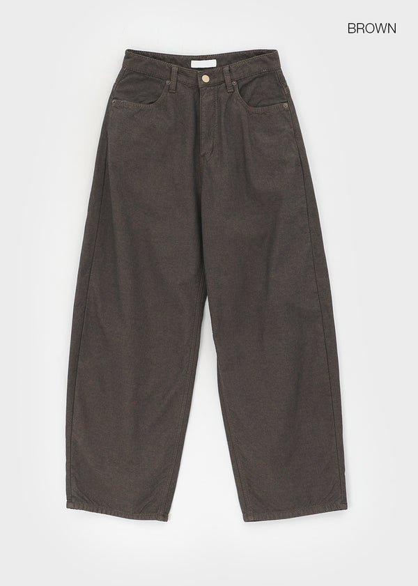 Levitz Fleece Wide Cotton Pants