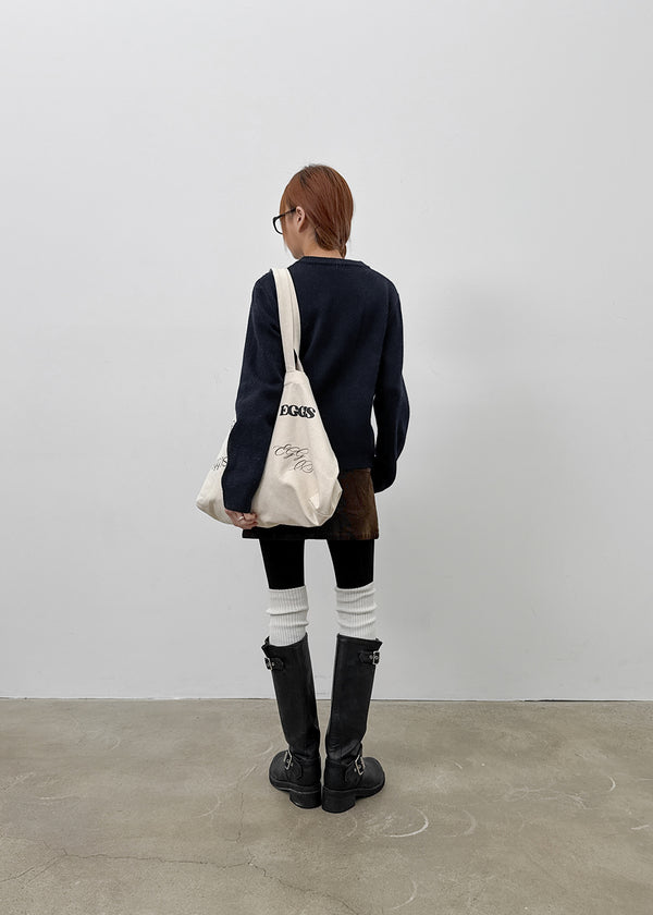 Plinilo Argyle Wool Knit Cardigan