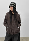 Dakun Cable Knit Hooded Cardigan