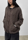 Dakun Cable Knit Hooded Cardigan