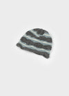 Delph Wave Three-tone Wool Knit Beanie