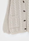 Dakun Cable Knit Hooded Cardigan