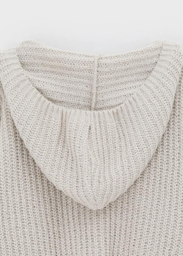 Dakun Cable Knit Hooded Cardigan