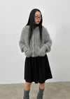 Bune Boucle Knit Hooded Cardigan
