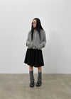 Bune Boucle Knit Hooded Cardigan