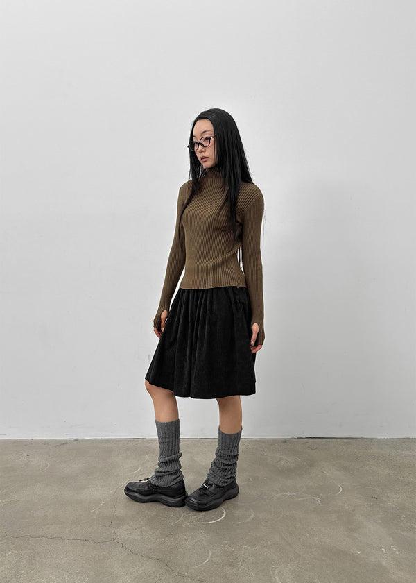 Dickel Ribbed Knitwear Warmer Turtleneck