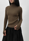 Dickel Ribbed Knitwear Warmer Turtleneck