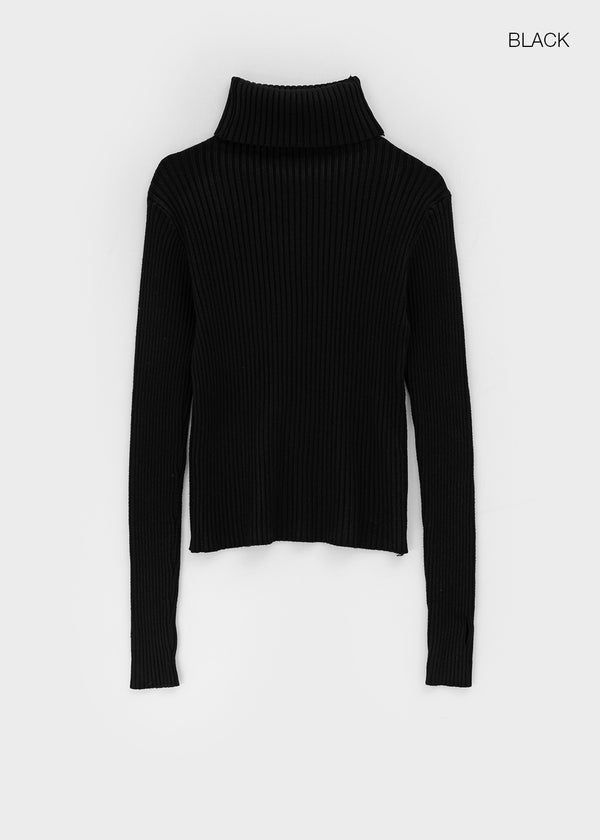 Dickel Ribbed Knitwear Warmer Turtleneck