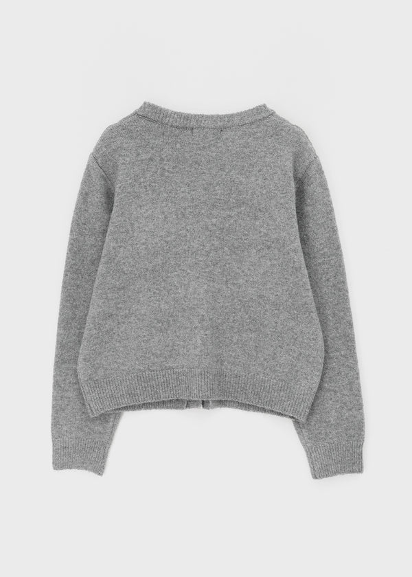 Plinilo Argyle Wool Knit Cardigan