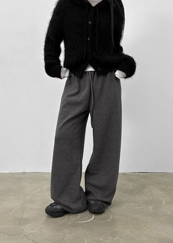 Tilki Bonded Fleece Soft Wide Banding Pants