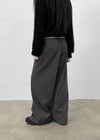 Tilki Bonded Fleece Soft Wide Banding Pants