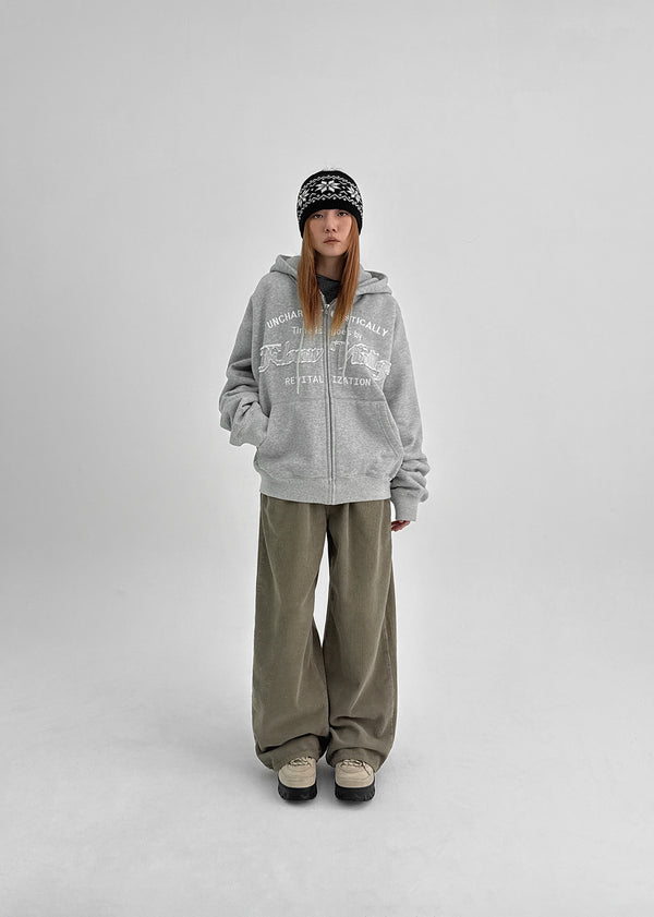 Mesmin Back Pocket Corduroy Cotton Pants